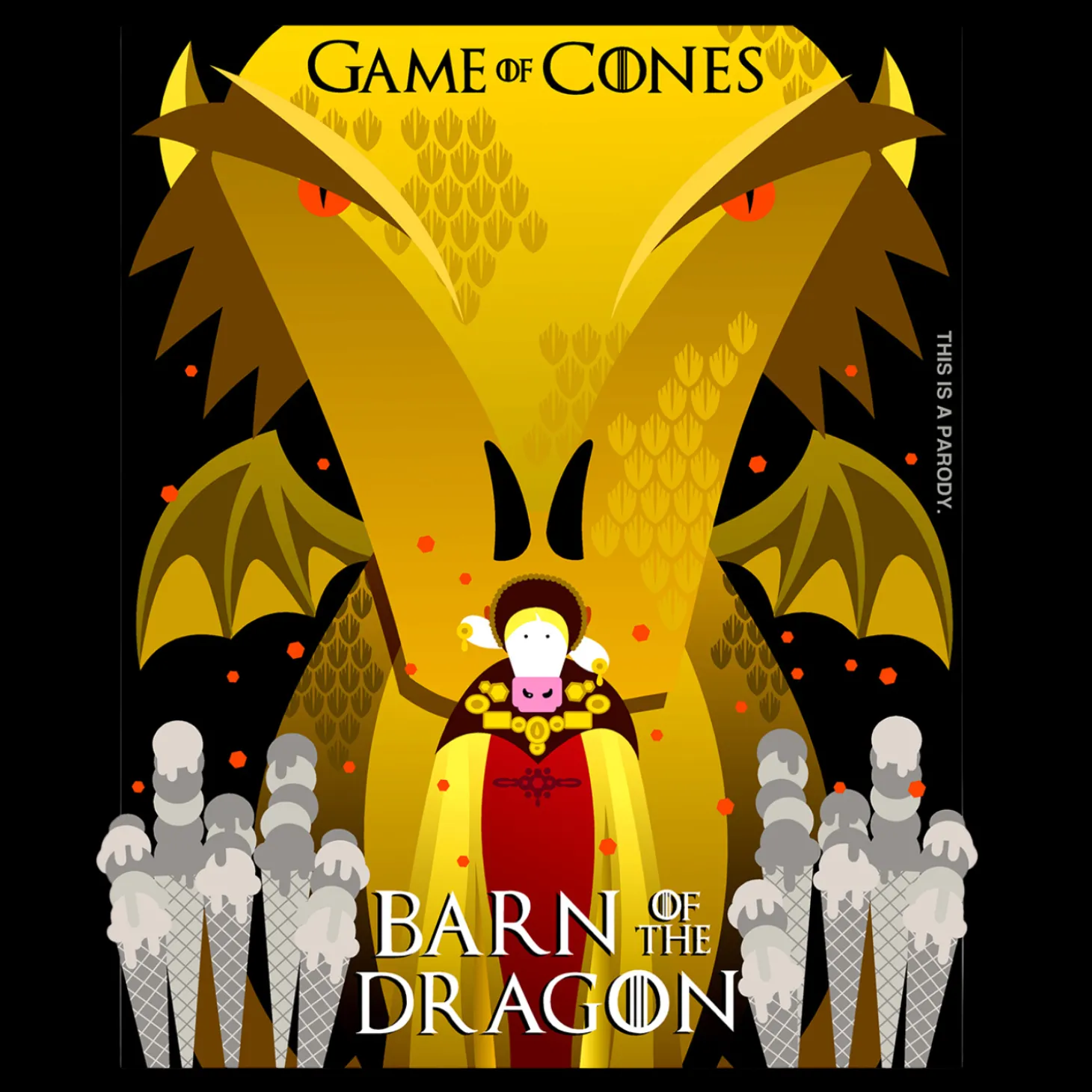 Barn of the Dragon COWS Classic Adult T