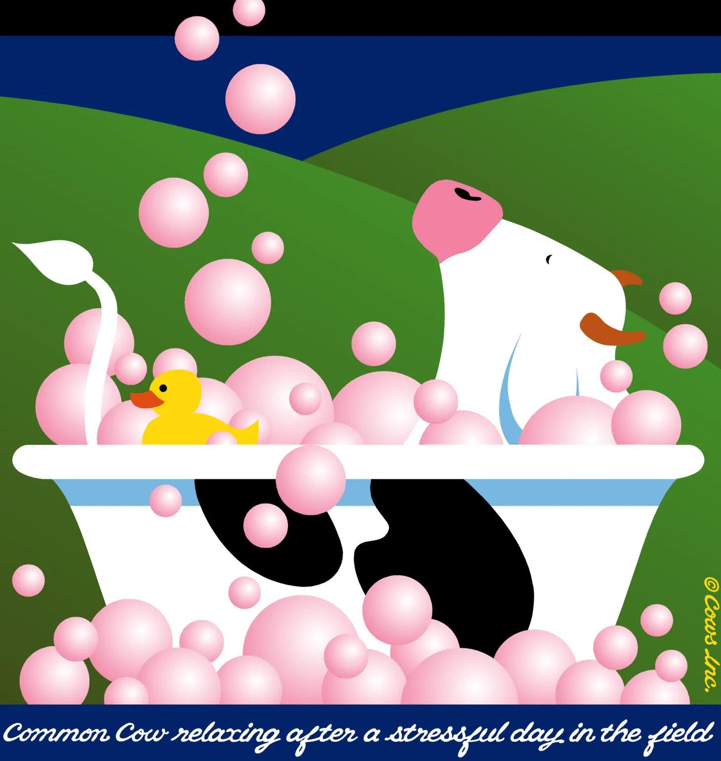 Bubble Bath COWS Classic T