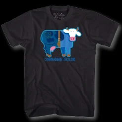 COWnadian Tuxedo Adult/Youth/Kids T