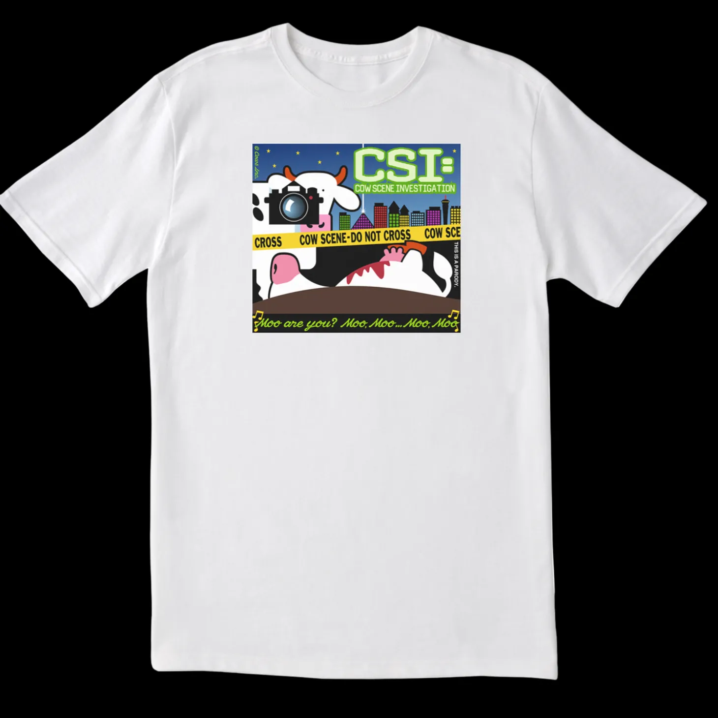 CSI: COW Scene Investigation COWS Classic T