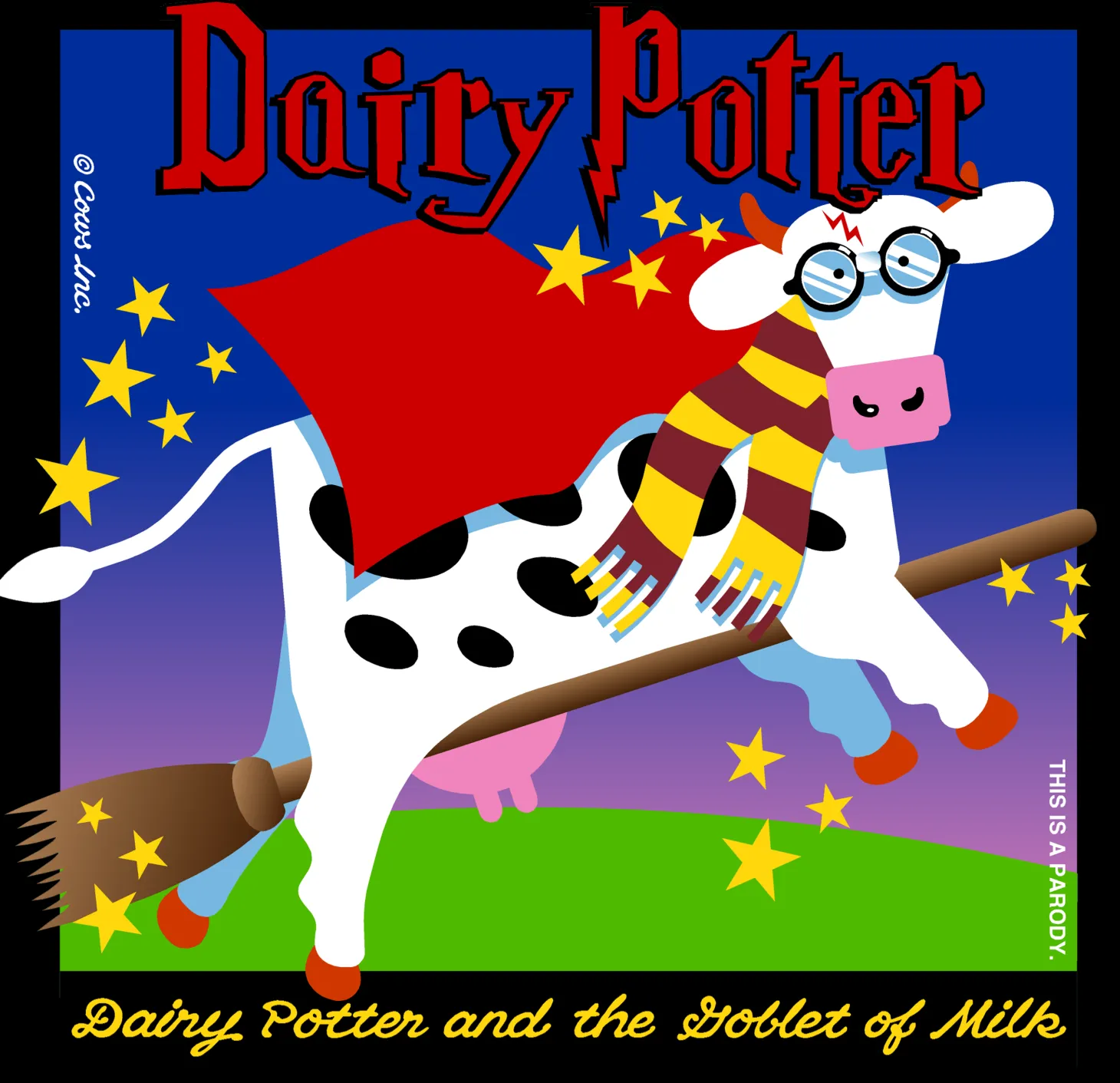 Dairy Potter and the Goblet of Milk COWS Classic T