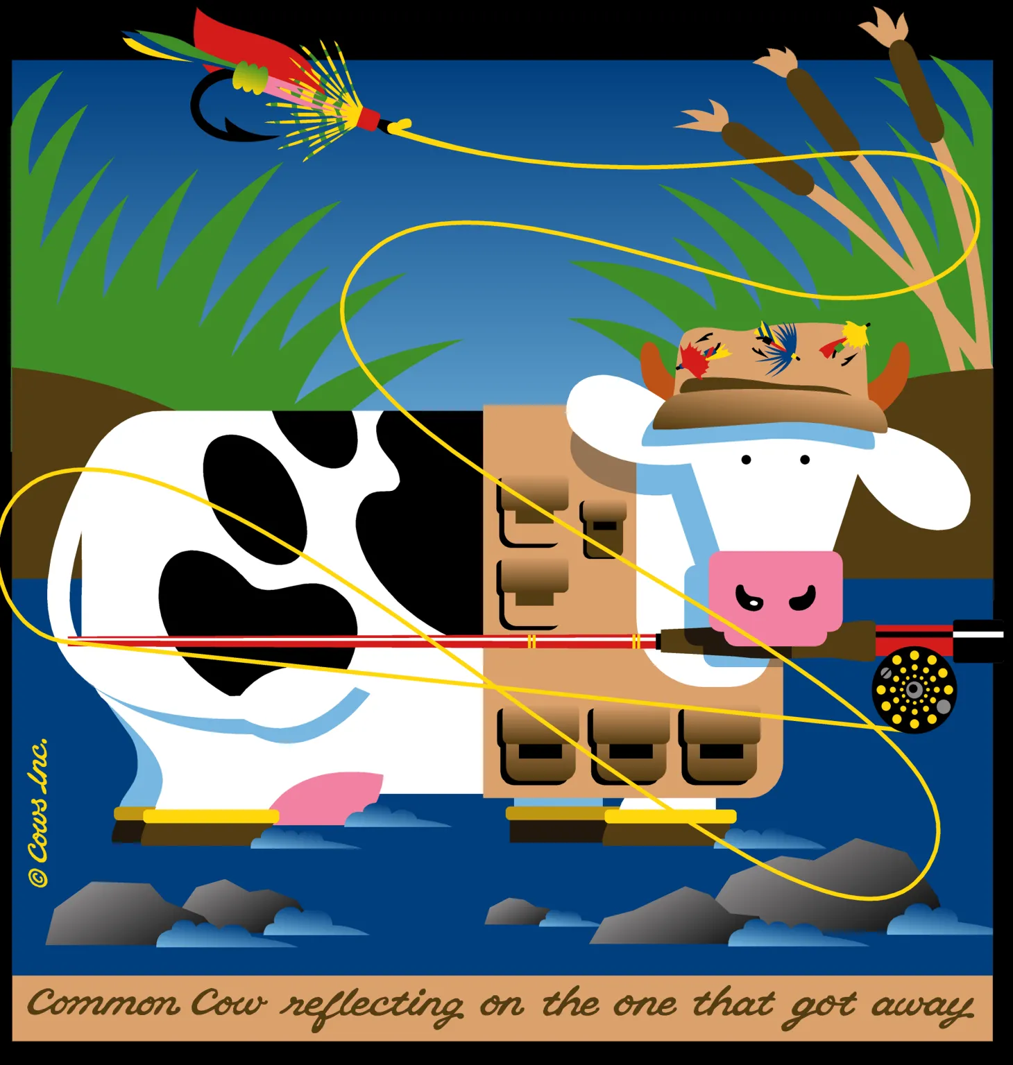 Fly Fishing COWS Classic T