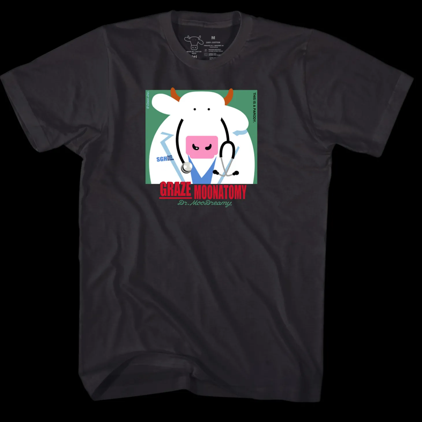Graze MOOnatomy COWS Classic T