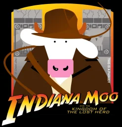 Indiana Moo and the Kingdom of the Lost Herd COWS Classic T