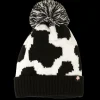 Kids Black and White Spotted Toque