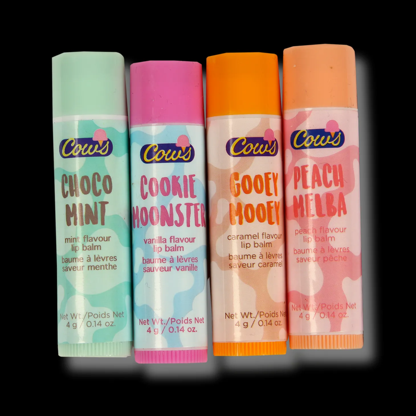Lip Balm 4 Pack - COW