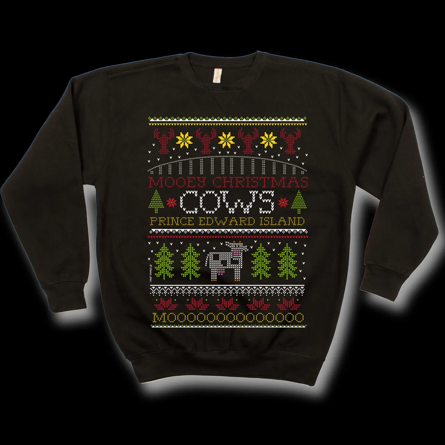 MOOey Christmas Adult Crewneck
