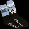 Mountain Adult Socks
