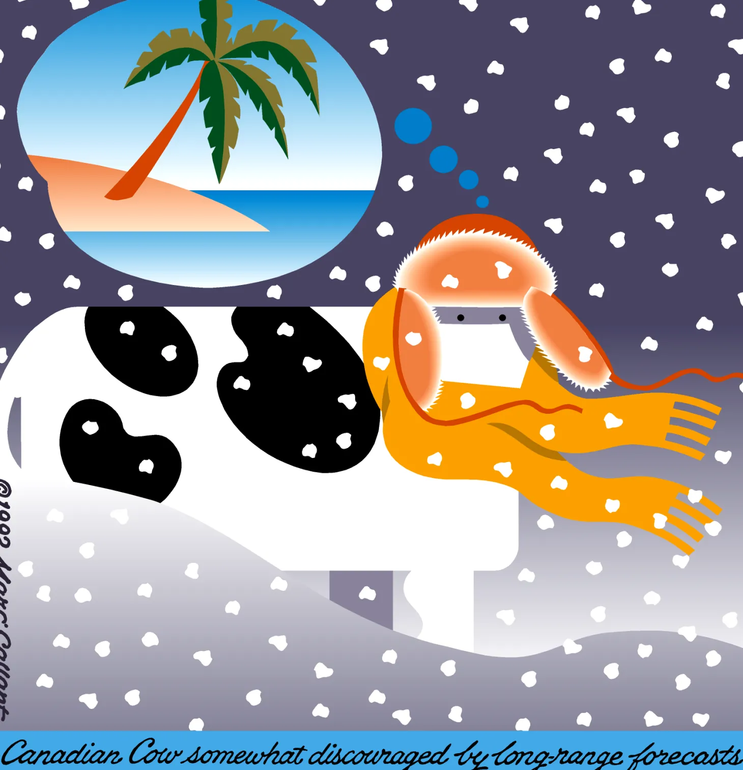 Palm Tree COWS Classic T
