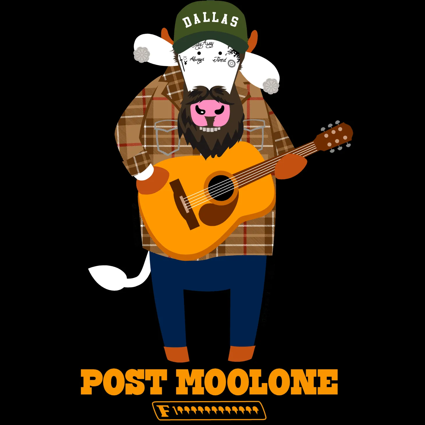 Post MOOlone Adult/Youth/Kids T