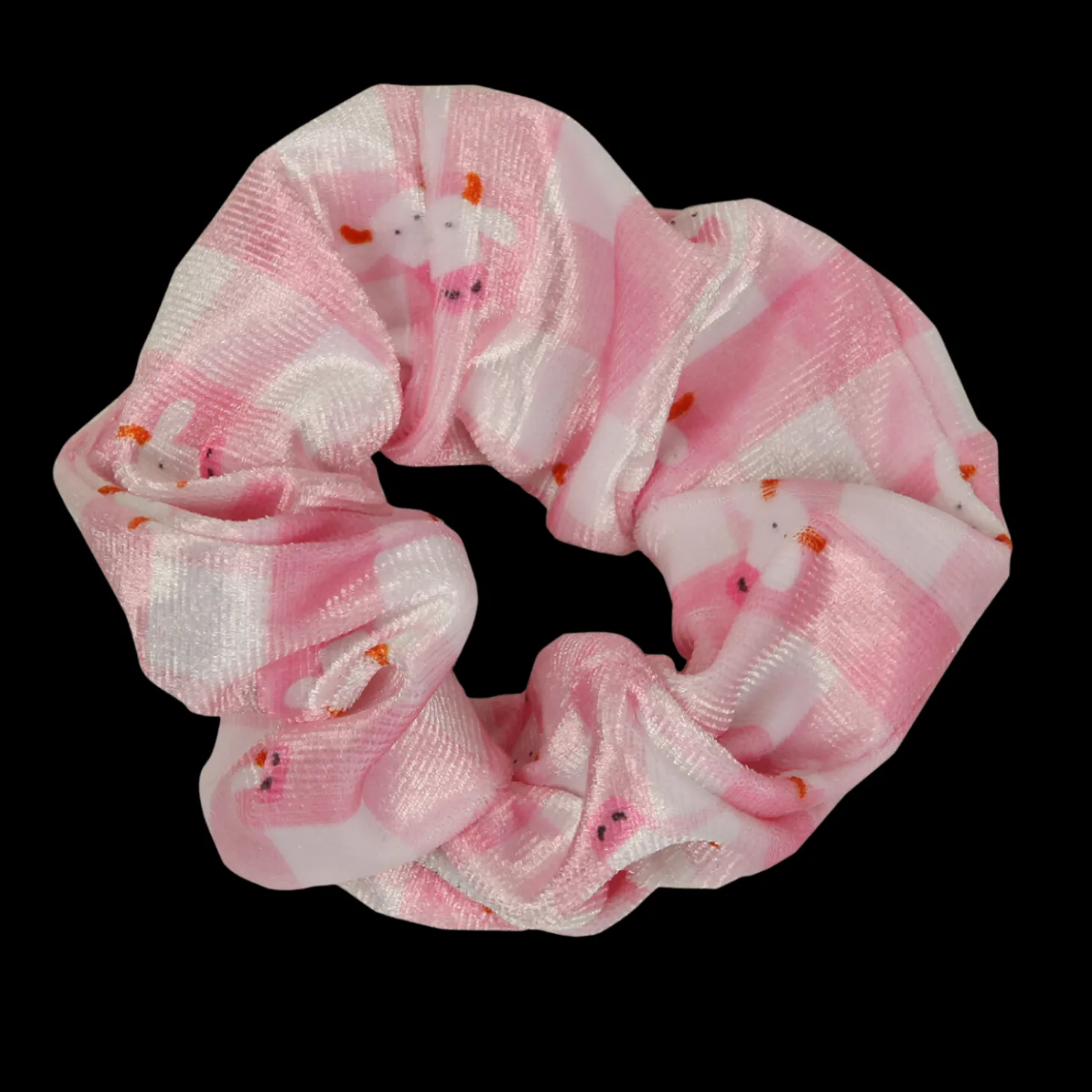 Scrunchie - Checkered Pink